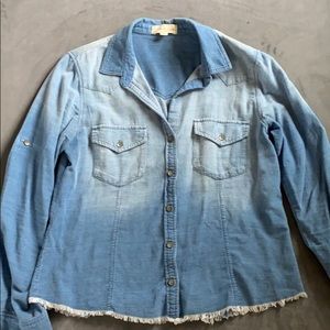 Anthropologies Cloth and Stone Corduroy Top